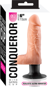 Excellent Power Conqueror Realistic Dildo 6 Inch Flesh Realistic Dildos